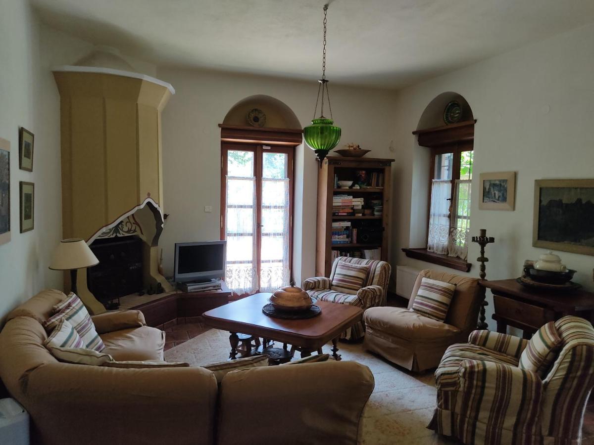 White Stone House With Great Sea View Villa Tsagarada Bagian luar foto